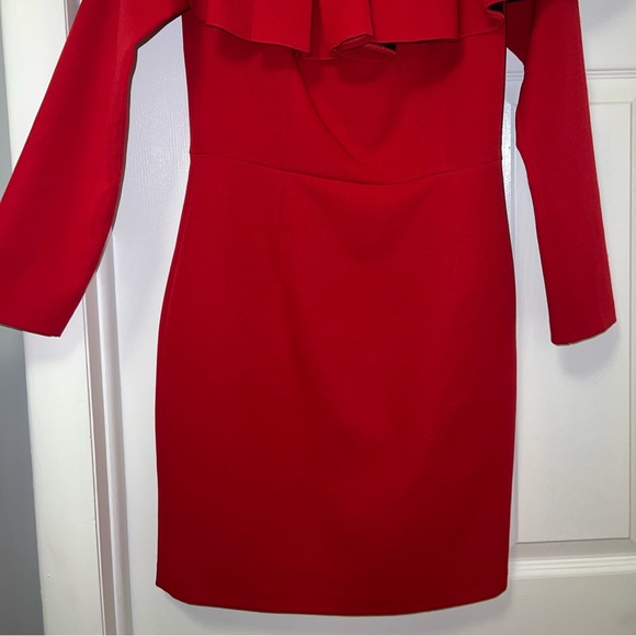 JustWoman, size 38. Red dress. Worn once. Perfect condition - Picture 3 of 5